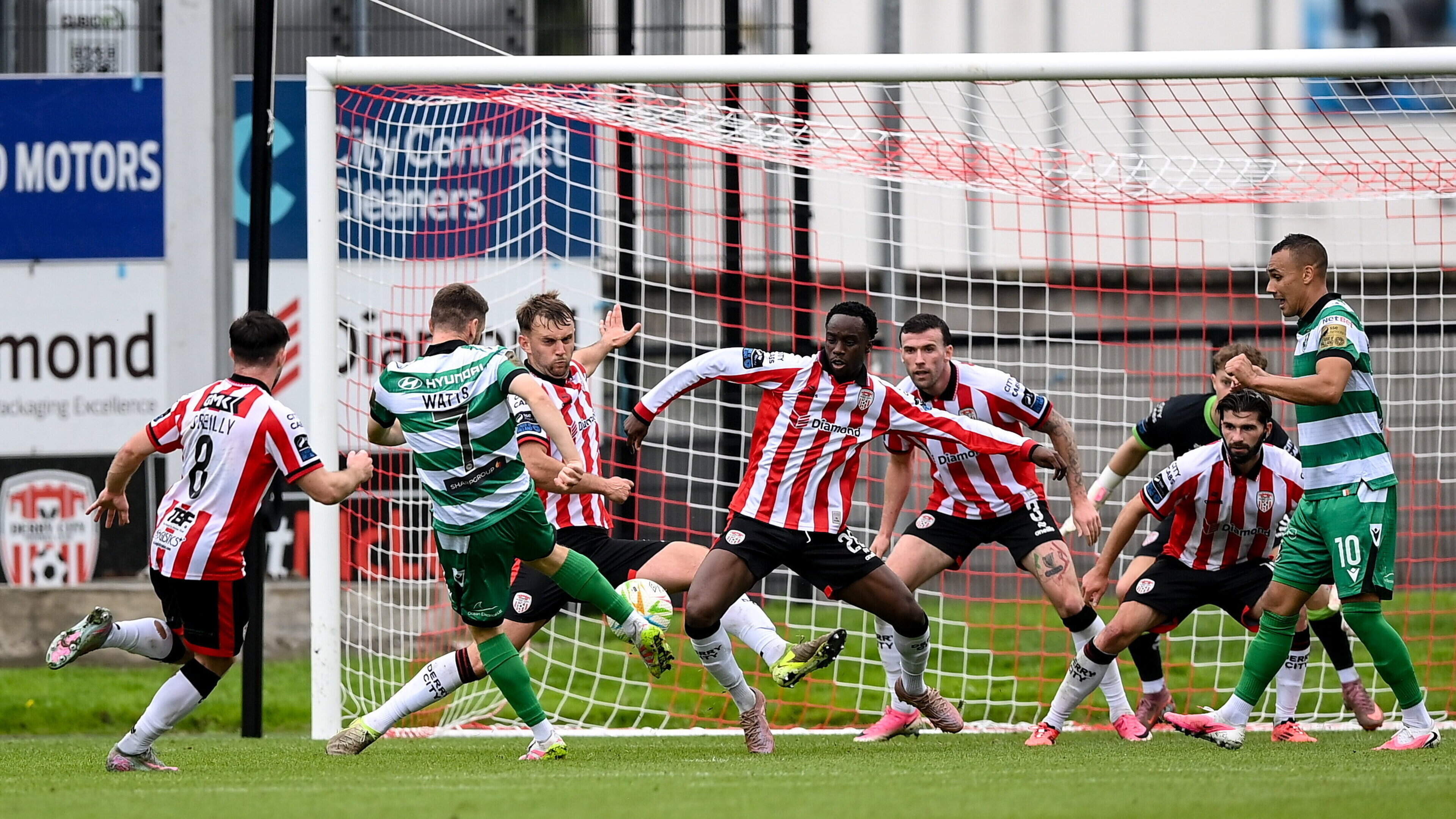 Shamrock Rovers twice fight back from two-goal deficits to snatch draw in Brandywell thriller